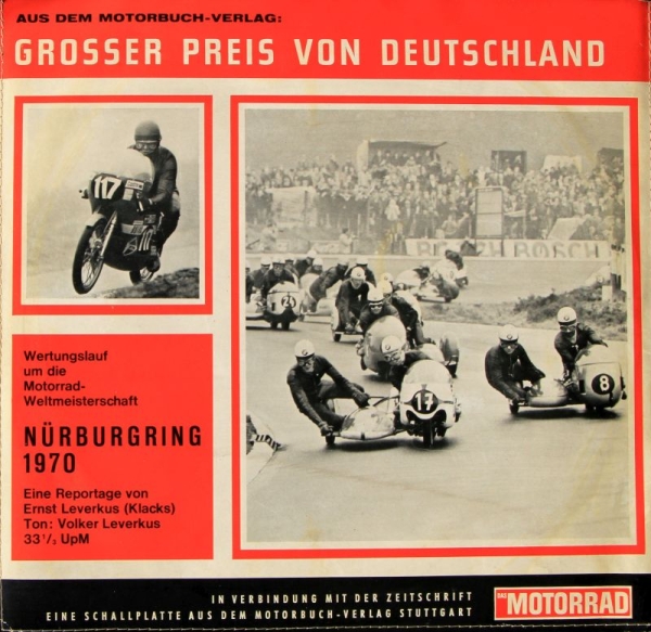 Motorracing-Record 1970 "Großer Preis von Deutschland - Weltmeisterschaft" Originalreport (0976)